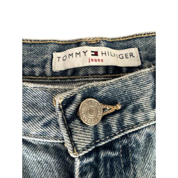 Tommy Hilfiger Patchwork Star Distressed Jeans | Size 8 | Vintage Y2K Deni - Picture 3 of 9